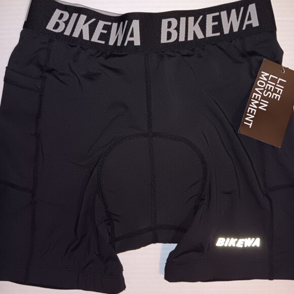 BIKEWA MEN'S SPORTS PADDED CYCLING SHORTS - Picture 4 of 5
